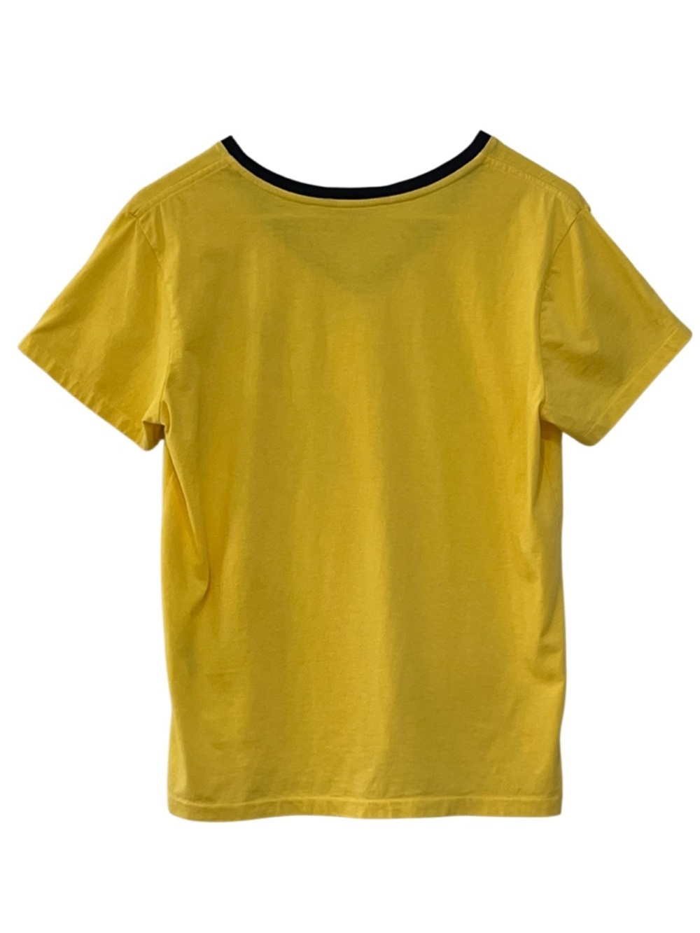 Ralph Lauren Sport Yellow V Neck Tee Pony Logo Short Sleeve L - Picture 3 of 6